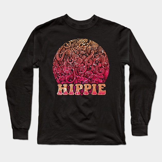 Hippie Long Sleeve T-Shirt by Mila46